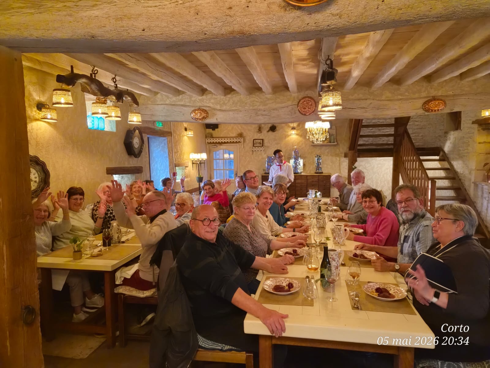 Diner à l'auberge de la Beursaudière de Julien COHEN à Nitry (2)
